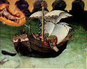 GELDER, Aert de Quaratesi Altarpiece: St. Nicholas saves a storm-tossed ship gfh oil painting